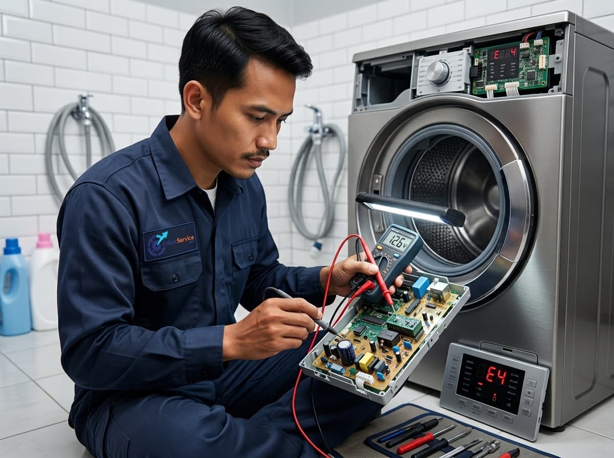 Perbaikan Modul Control Mesin Cuci Front Loading